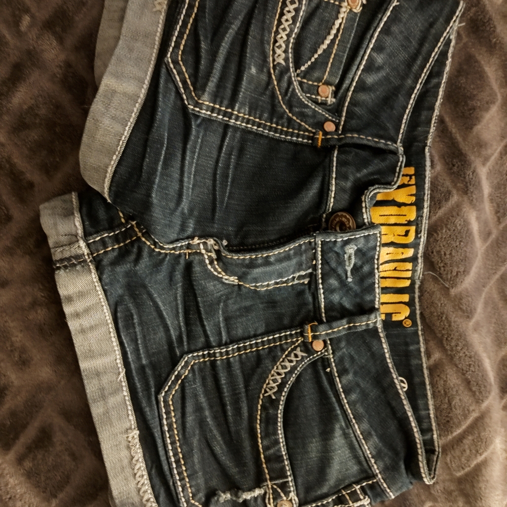 Hydraulic Dark Blue Jean Shorts